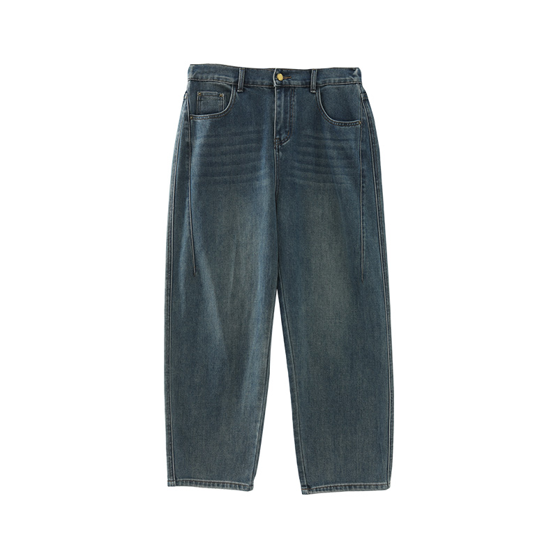 美丽客栈原创高端大码女装胖mm200斤加肥加大苹果梨型牛仔裤裤子