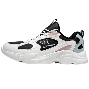 特步女鞋冬季棉鞋官方旗舰店运动鞋女加绒加厚休闲鞋子女款老爹鞋