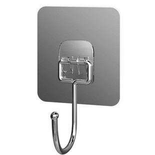 大白墙专用挂钩免打孔强力承重壁挂墙面粘胶粘钩无痕不锈钢挂勾子