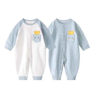 婴儿连体衣春秋款纯棉秋季衣服