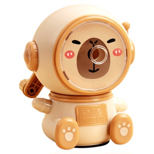 卡皮巴拉卷笔刀手摇式转笔刀小学生专用铅笔刀削笔器手动儿童卡通铅笔刨笔机削笔刀幼儿园自动进铅绞笔旋笔刀