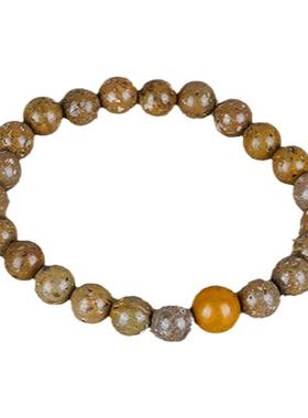 月球陨石手串8mm保真太空宝石个性礼物气质百搭简约正品天然精品0