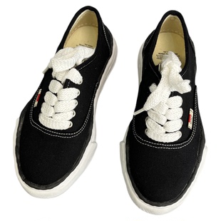 三原康裕MMY溶解鞋余文乐男女通用ins女厚底变形板鞋休闲帆布鞋男