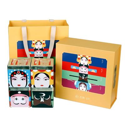 文新茶叶豫剧50g*4罐送礼盒