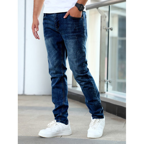 D 8099 Solid Stretchy Slim Jeans 纯色弹力修身牛仔裤跨境