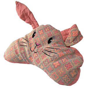 刘大姐纯棉双层纱荞麦枕柔软折耳兔成人颈椎枕荞麦皮枕芯透气吸汗