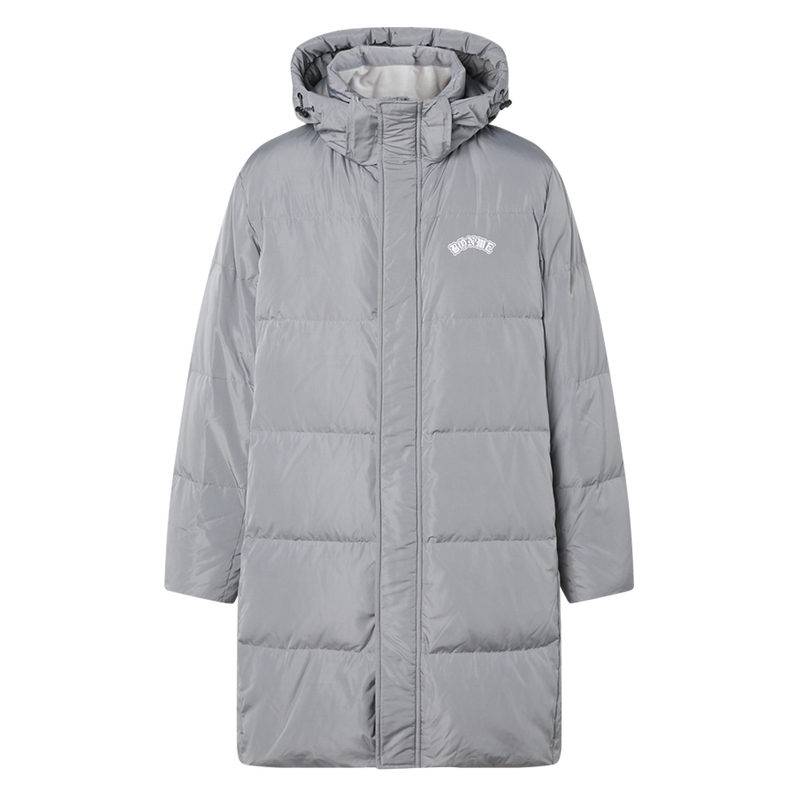 美特斯邦威长款羽绒服男士冬季新款宽松连帽高级感保暖男上衣