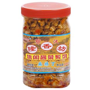 隆香坊麻辣香脆萝卜干开味下饭菜咸菜武汉辣萝卜丁辣脆味开胃酱菜