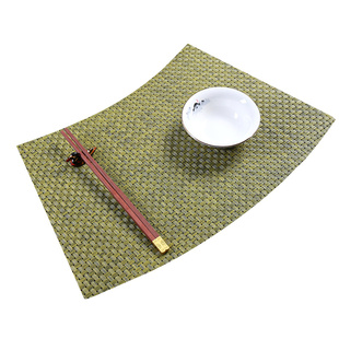 高档中式扇形餐桌垫圆桌餐垫碗垫餐具垫新中式饭桌垫酒店中布垫奢