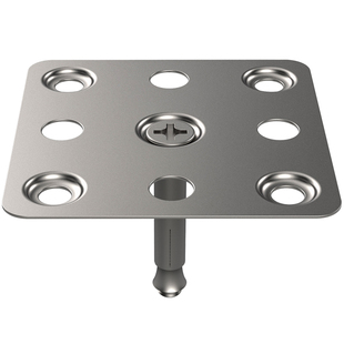 干挂瓷砖配件固定件石材大理石岩板上墙专用点挂扣件不锈钢铁片