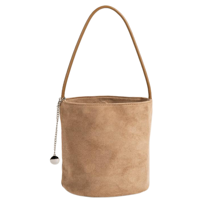 PEPPIHOME包包女式2025新款轻奢小众高级感水桶包上班杂物小拎包