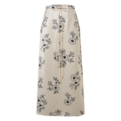 印花面料、蝴蝶结绑带设计