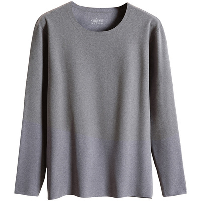 秋冬纯色德绒保暖内搭长袖t恤