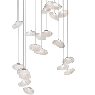 加拿大bocci73复式楼梯吊灯客厅别墅挑空loft床头餐厅玻璃岛台