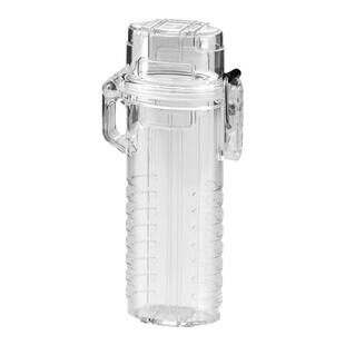 4支装迷你烟盒透明防水控烟卷烟收纳筒便携个性多功能打火机套