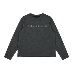 BW 舒适极简主义穿搭加绒打底衫长袖T恤女秋冬慵懒慢人风