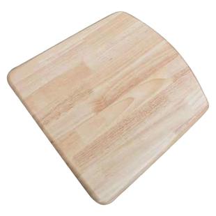 全实木椅子面板坐板椅子配件餐桌凳子椅面橡胶木家用凳板座板更换