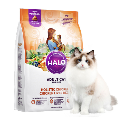halo全营养美国进口成猫粮克软便