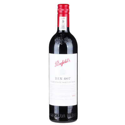 奔富红酒BIN407BIN704双支礼盒装