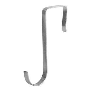 不锈钢方管挂钩家用S型钩子扁钩挂钩扁夹挂钩置物架钩可移动卡钩