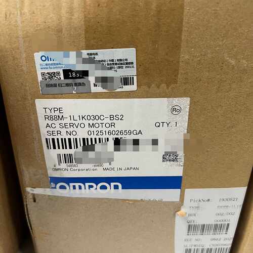 议价全新未拆封欧姆龙OMRON R88M-1L1K030C-BS