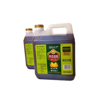 阳信特产梨尊天下发酵酿造食用鸭梨甜醋汁吃水饺凉拌烹饪2L实惠装