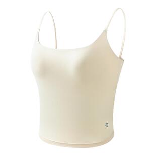 小野和子冰丝吊带背心女夏美背一体式带胸垫内搭上衣外穿2025新款