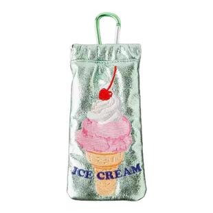 casselini猫咪刺绣便携式首饰袋眼镜墨镜袋收纳袋可爱高颜值礼物