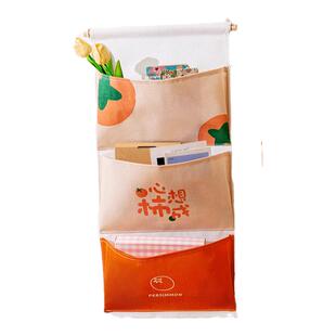 布艺墙壁杂物收纳袋壁挂墙挂式置物袋门后悬挂储物袋墙上衣柜挂袋