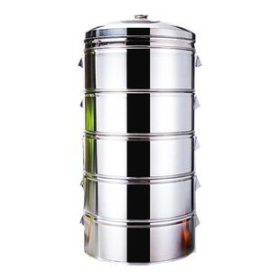 不锈钢蒸笼加高笼屉全钢蒸格商用食品级蒸鱼蒸包子馒头家用特大号