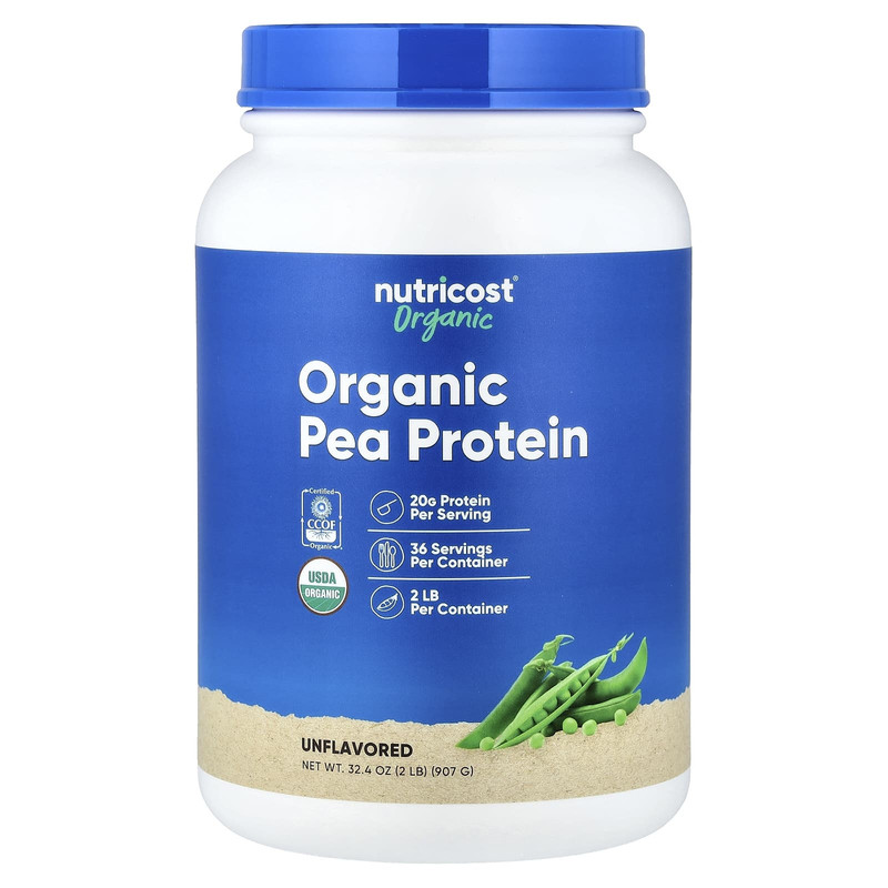 Nutricost有机豌豆蛋白质粉健身肌肉修护运动赋能快速补充肠胃健