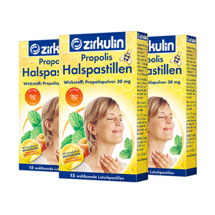 【自营】哲库林无糖蜂胶润喉糖清凉润喉糖送教师15粒装*3盒