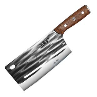 王麻子菜刀家用手工锻打刀斩切两用刀具超锋利厨房专用切菜砍骨刀