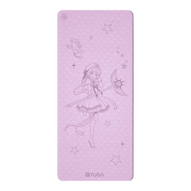 魔卡少女樱瑜伽垫女士健身家用加厚防滑百变小樱专业减震隔音地垫