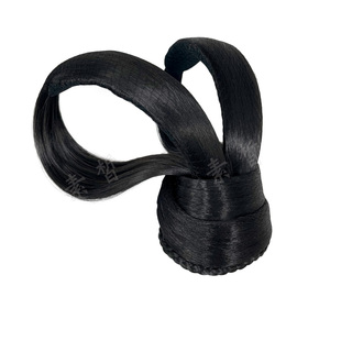 汉服头饰假发魏晋风曲裾发型发髻古装发包盘发古风一体式假发包