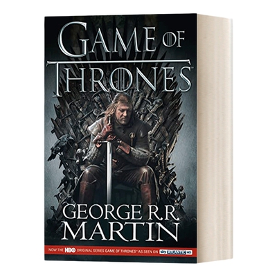 英文原版小说 A Song of Ice and Fire 1 A Game of Thrones 冰与火之歌 权力的游戏 影视封面版 英文版 进口英语原版书籍