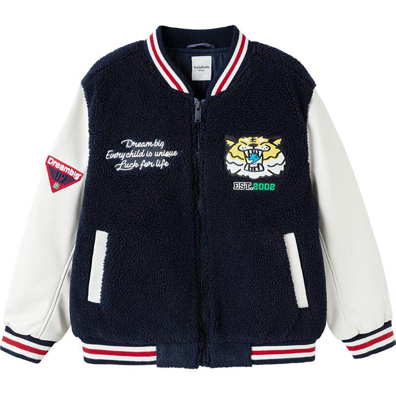 巴拉巴拉棉服男童保暖棒球服时尚