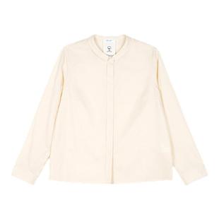 klee klee25春女装环保棉丝棉梭织布简约知性内搭衬衫K0251BL02