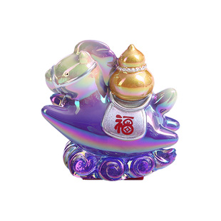 洛阳文创纪念品唐三彩小胖马摆件盲盒特产伴手礼物马年吉祥物公仔