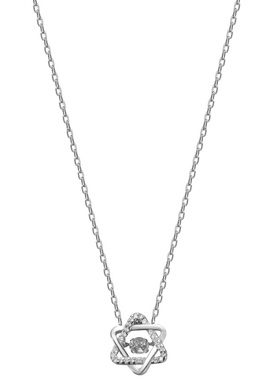 s925纯银项链女灵动森系闺蜜韩版