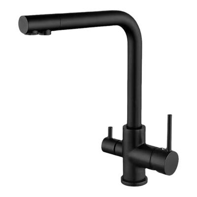 冷热净水直饮全铜厨房岛台水龙头