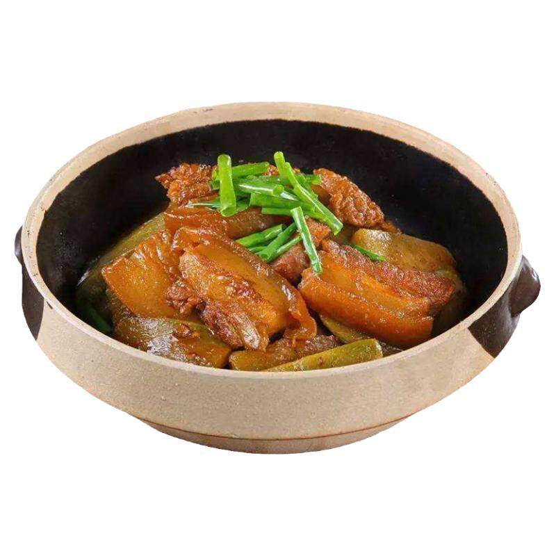 河南闷罐肉信阳土特产农家土猪焖罐肉速食手工地锅炒制袋装500g