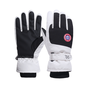 儿童手套滑雪保暖防风防水冬季男童女童加绒加厚防寒小孩玩雪骑行