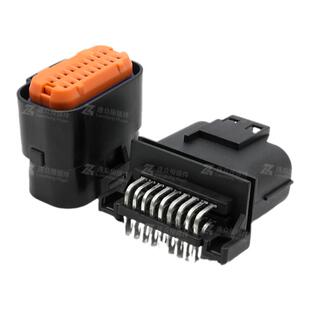 JAE型18孔针座汽车防水插头MX23A18NF1母头线束连接器 MX23A18SF1