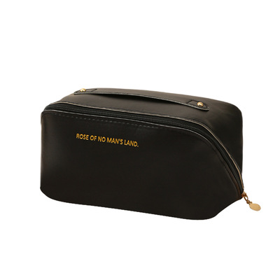 PU枕头包女大容量化妆品收纳包高级感手提化妆包旅行便携洗漱包袋