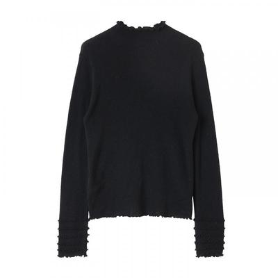 宝诗黎半高领纯色针织打底衫