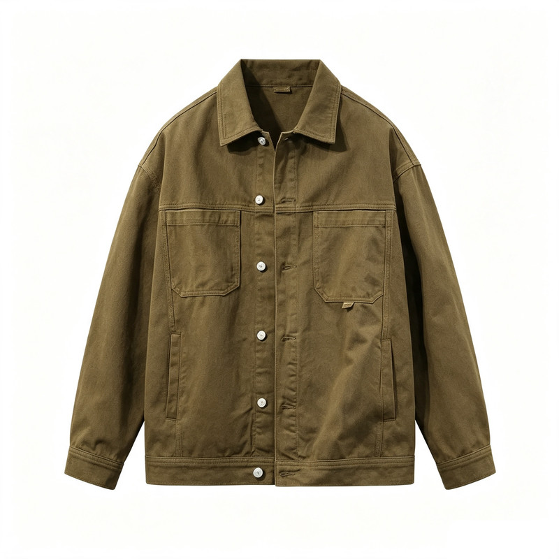 纪诗哲纯棉工装休闲夹克上衣外套