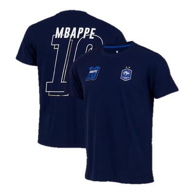 法国国家队球员印号签名T恤