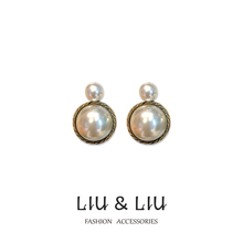 liu liu s925银针韩国东大门风耳钉1