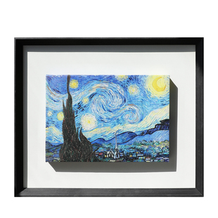 悬浮油画框装裱外框裱框丙烯画框架实木数字油画展览展示画框挂墙